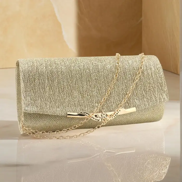 Sacs à main froncés à paillettes pour femmes