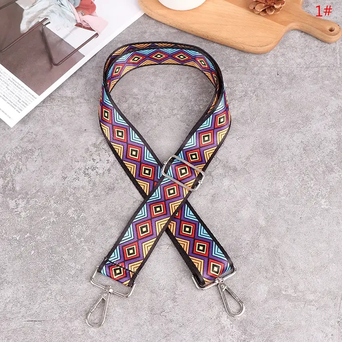 Sangle de sac à main pour femmes, 138cm, arc-en-ciel, accessoires de sacoche à bandoulière, ceinture