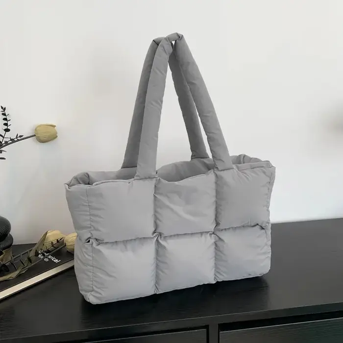 Sac matelassé à carreaux pour femmes