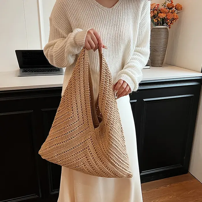 Sac à main en tricot pour femmes