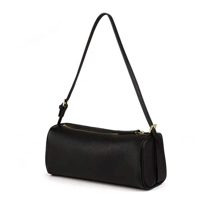 Sac à main Donna-in en cuir de veau pleine fleur pour femme, cuir véritable avec bandoulière