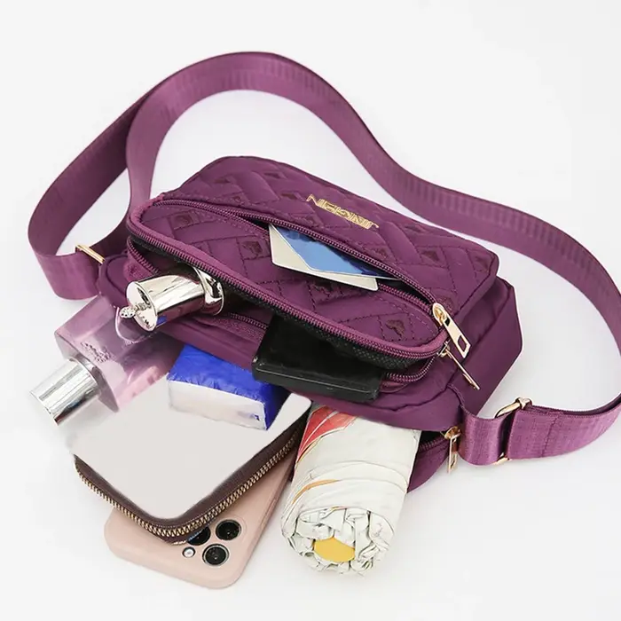 Sac matelassé multicolore pour femmes