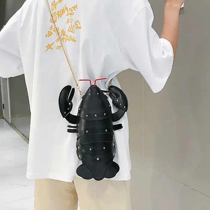 Sac à main en cuir PU imprimé rétro