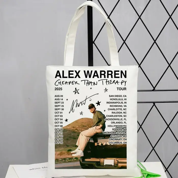 Sac fourre-tout Alex Warren, sac à bandoulière, cabas, sac de courses pour femme