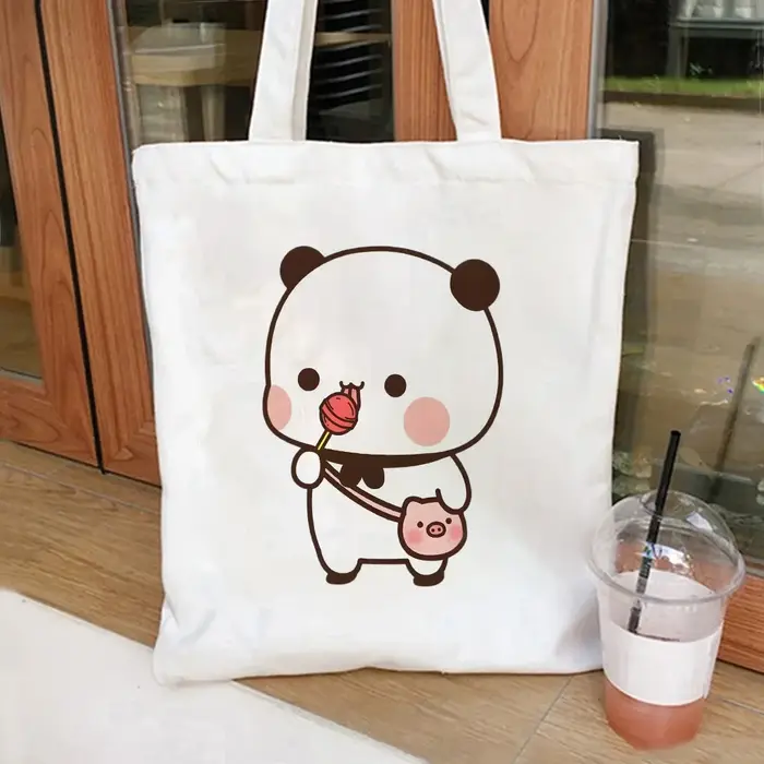 Sac fourre-tout pliable en toile Bubu Dudu Anime