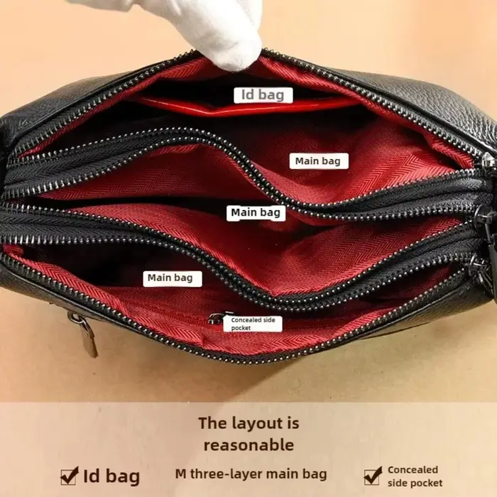 Sacs à main en cuir véritable pour femmes