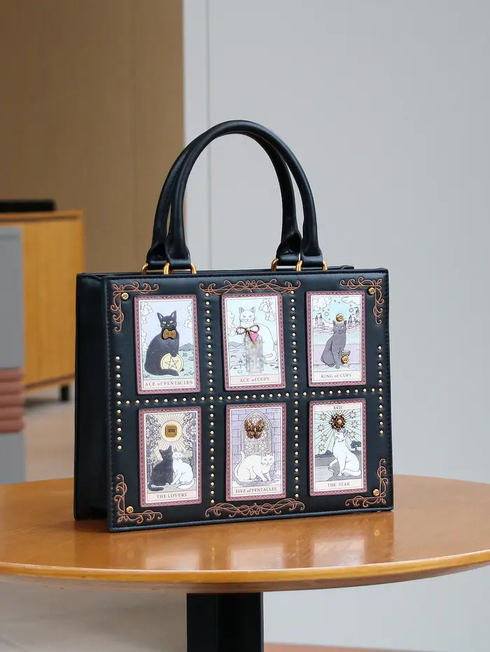 2025 haut de gamme mode été nouveau sac à main femme sac niche design Tarot carrelage sac fourre-tou
