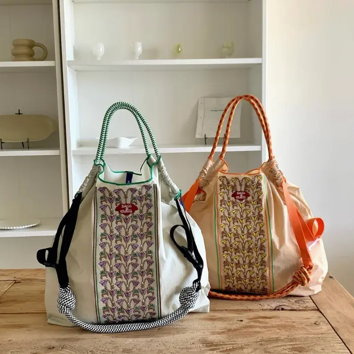 Sac à bandoulière brodé de style bohème