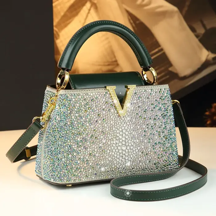 Sacs à main de luxe en diamant pour femmes