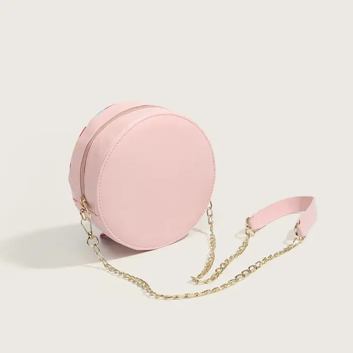 Sac à bandoulière sucette couleur arc-en-ciel pour femmes