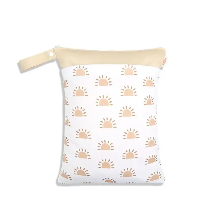 Sac à couches imperméable réutilisable avec poignée, sac de maman portable, style nordique, comparti
