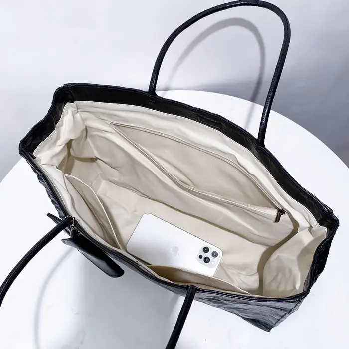 Sacs fourre-tout en papier kraft décontracté coréen pour femmes sacs à main et sacs à main de concep