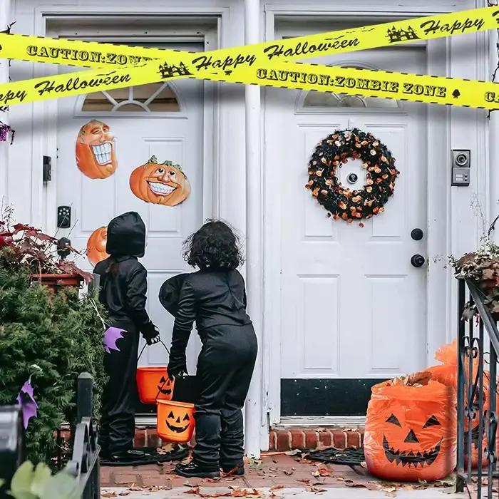 Grands sacs en cuir chevelu de Aliments d'Halloween