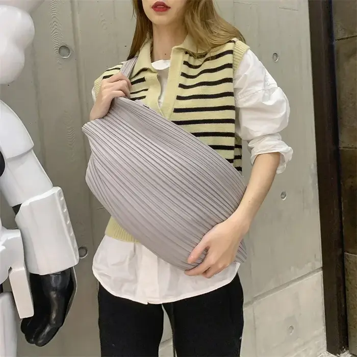 YUDX-Sac plissé de grande capacité pour femme, sac à bandoulière, rétro, simplicité, lancé, nouveau