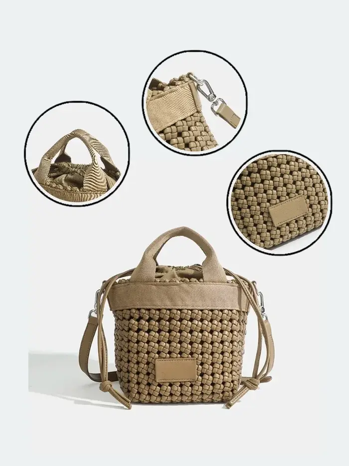 Kazrvna-Sac fourre-tout rectangulaire en PU pour femme