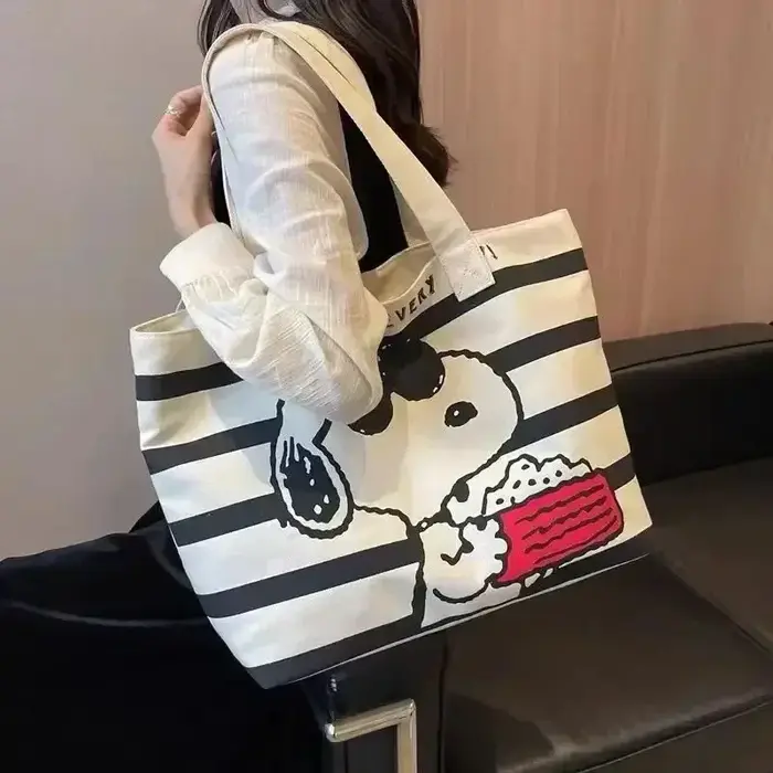 Sac en toile de grande capacité pour étudiantes