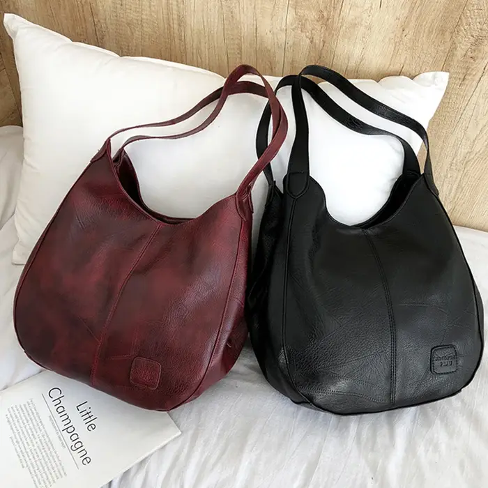 Femmes Vintage sac à bandoulière Designers sacs à main en cuir PU femme luxe poignée supérieure Hobo