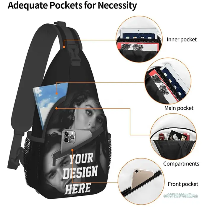 Sac à bandoulière personnalisé multi-usages