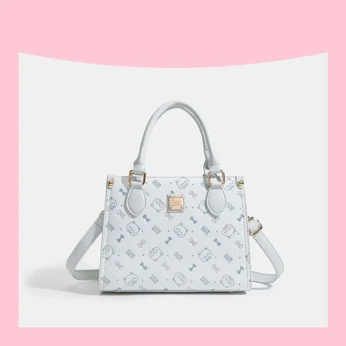 Sac à langer élégant en cuir uni pour femme