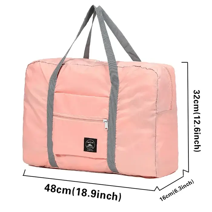 Sac de voyage pliable réutilisable grand format à motif imprimé graphique
