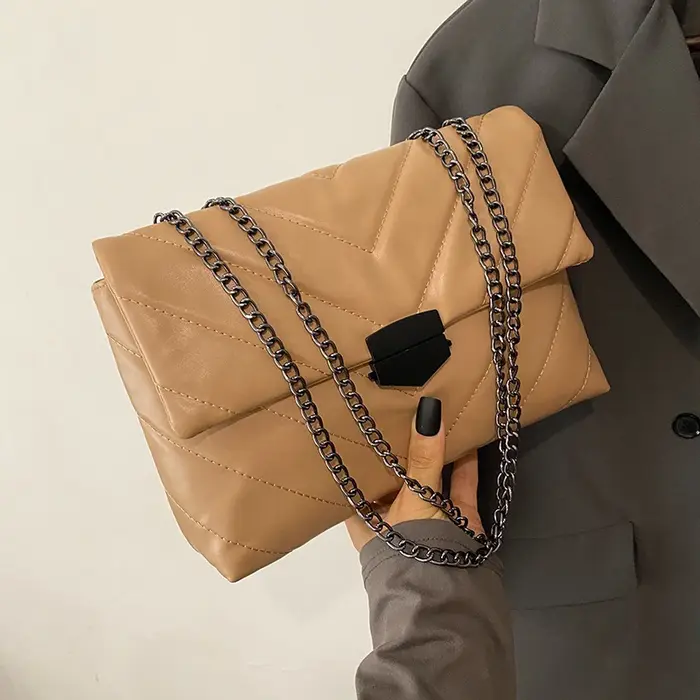 Lingge-Sac à Main à Bandoulière de Grande Capacité pour Femme