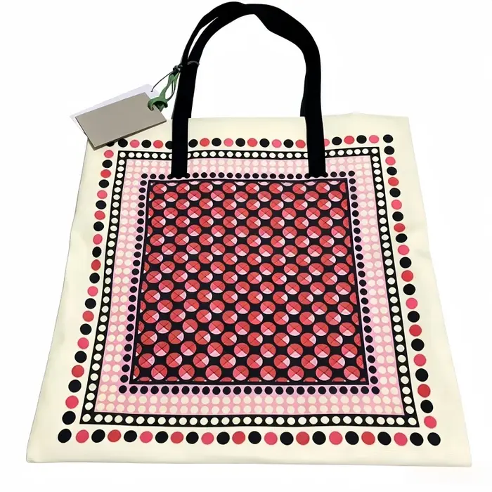 Sacs en toile carrés, sacs de shopping décontractés