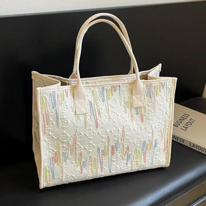 Sac à main frais et minimaliste pour femmes, grande capacité, polyvalent pour les déplacements, épau