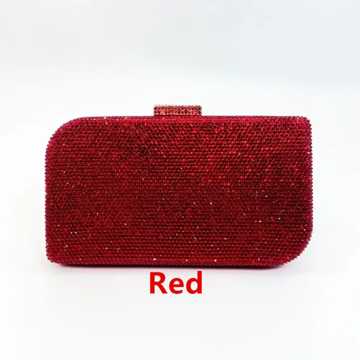 2025 nouveau sac de dîner pochette pleine de diamants Explosions transfrontalières afrique Nigeria adapté pour mariage Banquet fête anniversaire