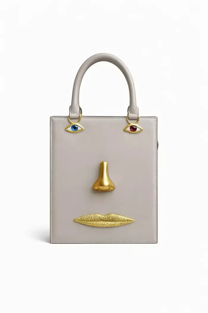 Sac à main tendance pour femme, portrait personnalisé, sac bandoulière rétro