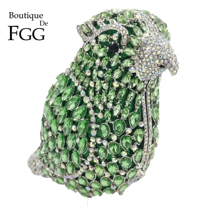 FGG – sac à main vert irisé pour femmes
