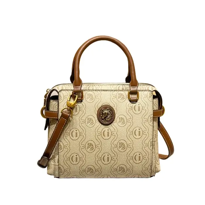 Sac messager chic en cuir pour femmes élégantes - Sac bandoulière classique et élégant de marque de créateur renommée