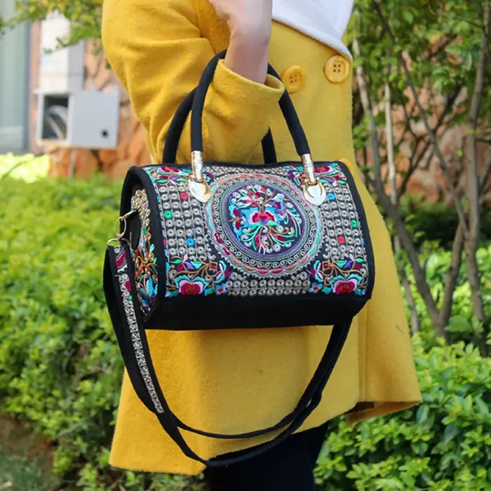 Sac à main rétro brodé bohème pour femmes