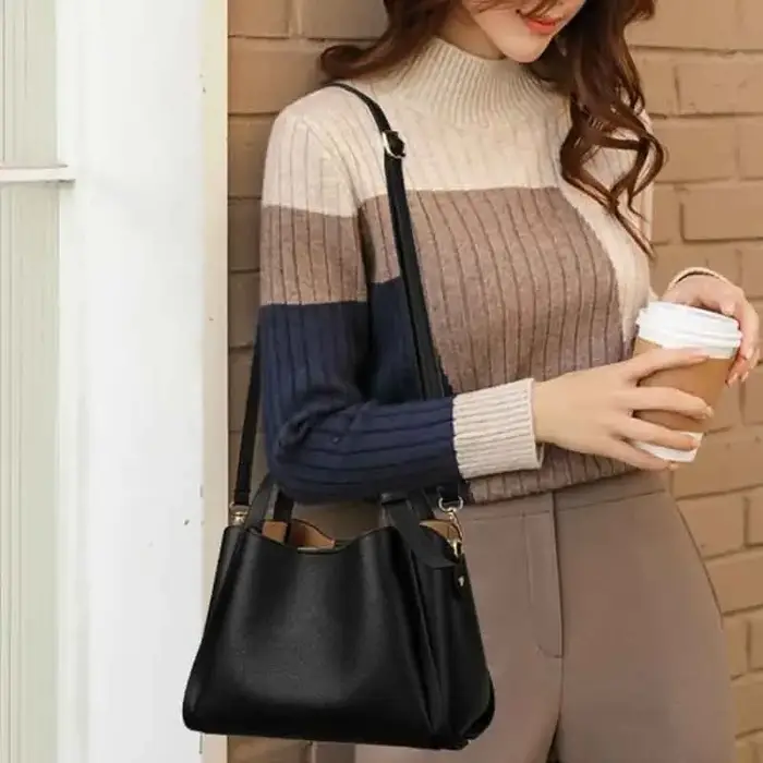 Sacs à bandoulière seau polyvalents pour femmes