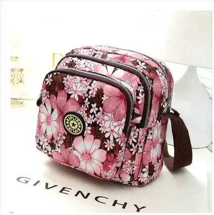 Petit sac à main carré alertes onal en toile pour femme