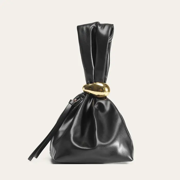 Sac à main pour femme tendance, sac seau décontracté en cuir PU rétro, sac à main de créateur pour f