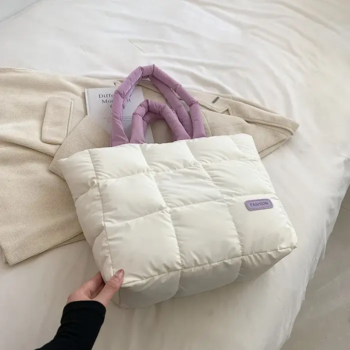 Sac à main en coton Oxford imperméable pour femme