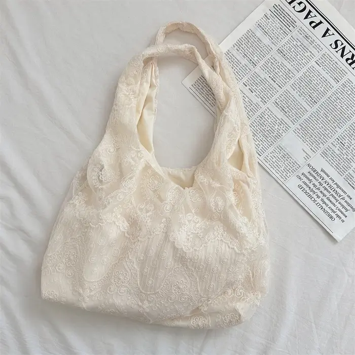 Sacs à bandoulière rétro en dentelle pour femmes