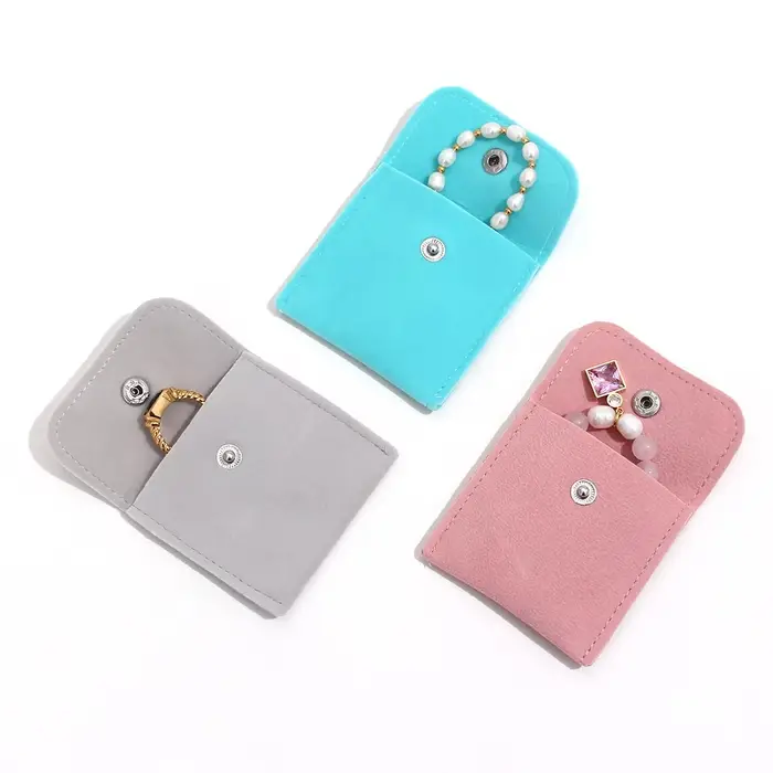 Qualité sensation plusieurs couleurs velours matériel boucle Style sac à main pochette bijoux sac emballage