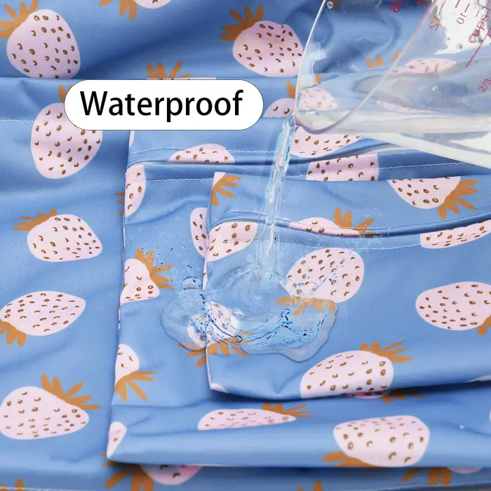 ALVABABY 3 pièces sac sec et humide pour couches portables imperméable réutilisable avec poche zippée