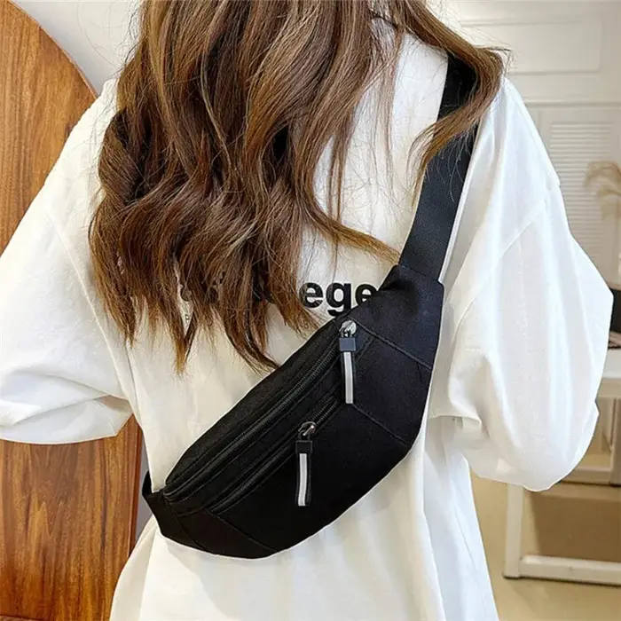 Sac banane de sport, grand sac à bandoulière pour la course