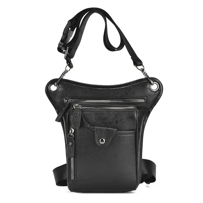Sac de taille Vintage en PU pour hommes et femmes