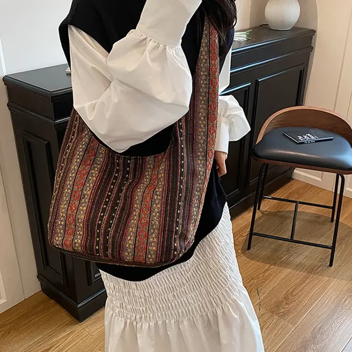 Sac fourre-tout Boho Chic aztèque pour femmes