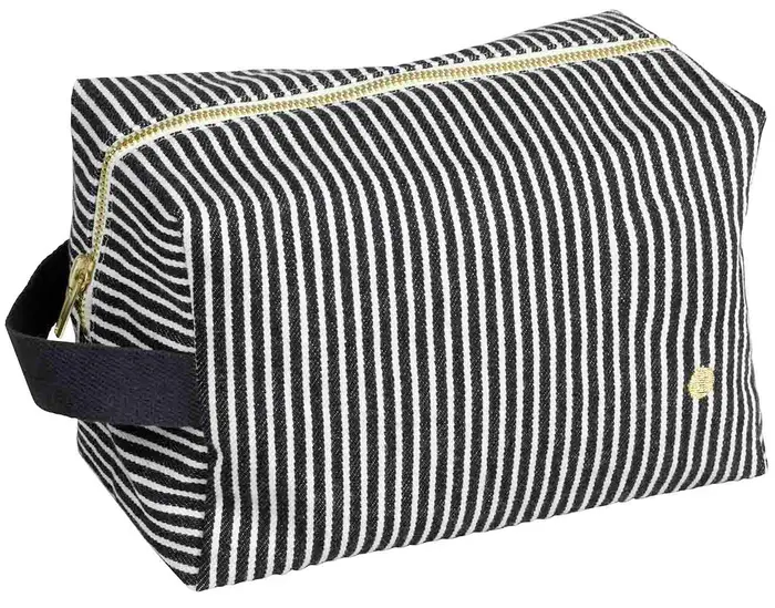 Trousse cube Basile Caviar L 14 x 22 11