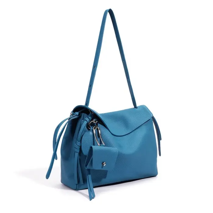 Sac fourre-tout haut de gamme 2026 bleu beige pour femme avec porte-monnaie