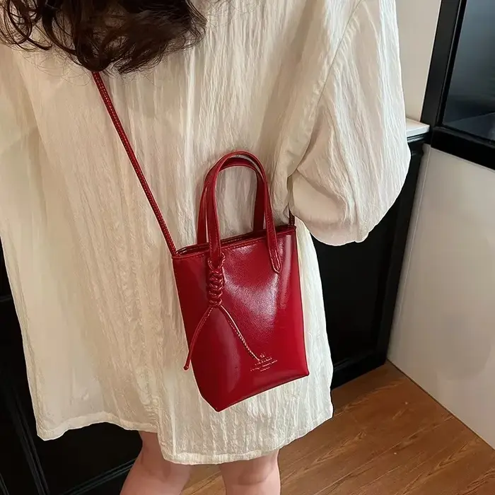 Sac bandoulière mini en cuir PU pour femme
