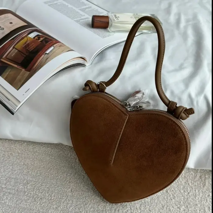 Sac à main de luxe en daim et cuir pour femmes