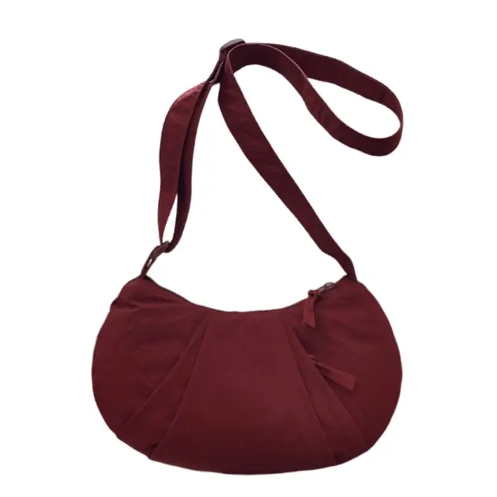 Sac à bandoulière de couleur unie