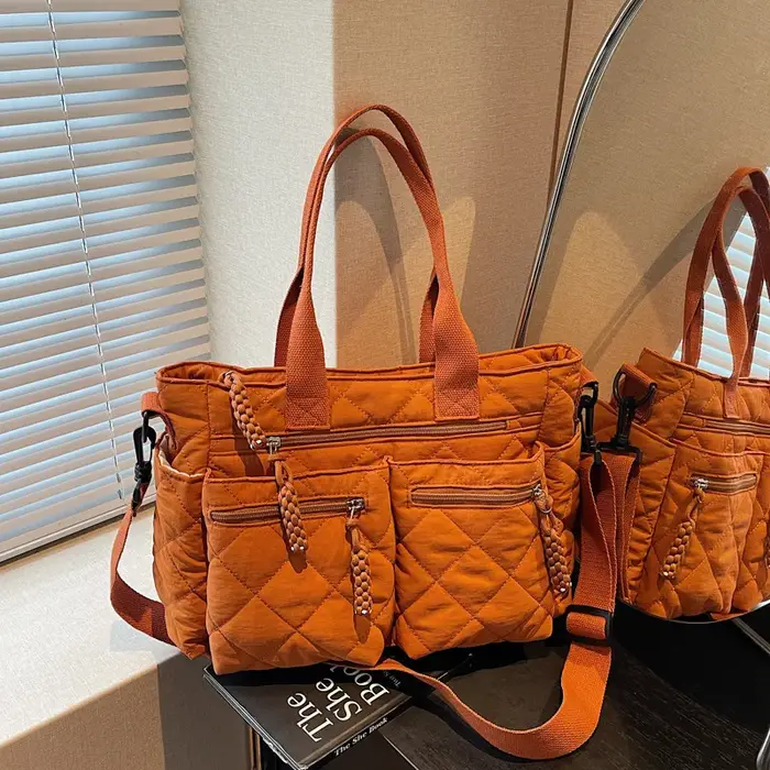 Sac à bandoulière pour femme, sac à main décontracté multifonctionnel de grande capacité, sac à band