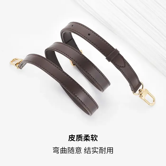 Sangles de sac en cuir de remplacement marron foncé pour LV Speedy 20 25 30 bretelles réglables sacs longs accessoires de ceinture