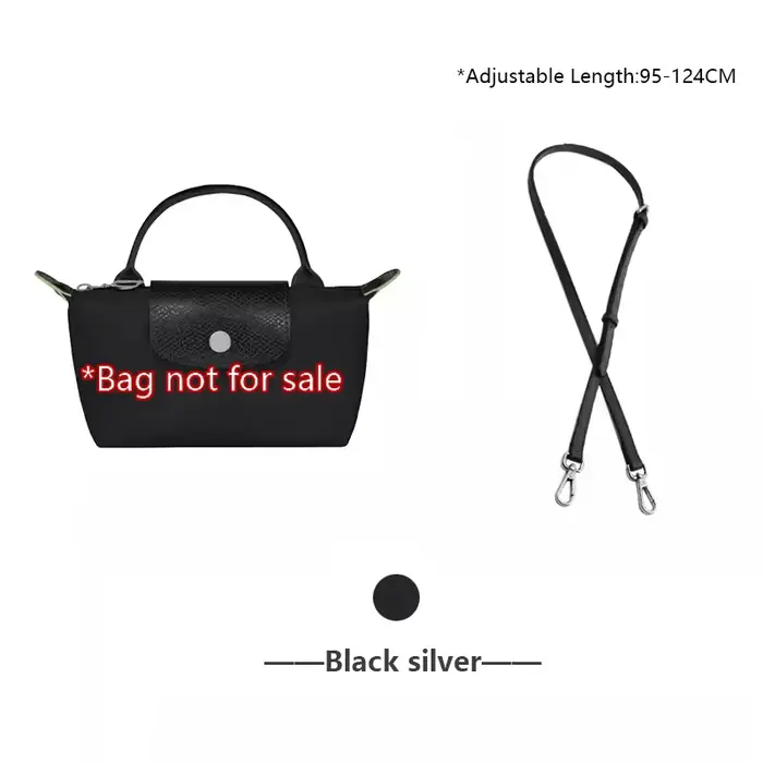 Sangle de sac à bandoulière en cuir pour Longchamp Mini, sangle de sac à bandoulière marron, ceintur